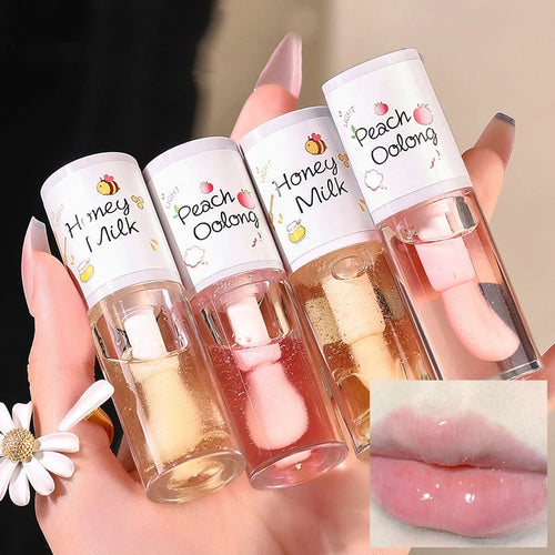 Honey Milk lip Gloss - Återfuktande Läppolja med Honung